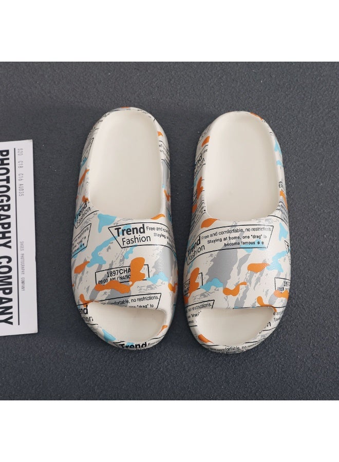 GUOLUOFEI Cloud Slides for Men, Comfort Platform Lightweight Slippers Slides, Shower House Slippers, Summer Open Toe Sandals for Indoor and Outdoor - Image 1